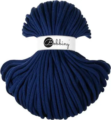 Zdjęcie produktu dla Bobbiny Jumbo 9 mm 100 m Ink Blue Sznurek