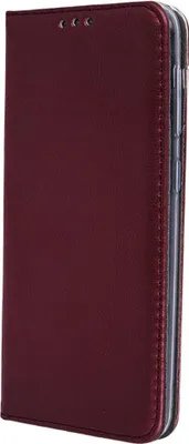 Productafbeelding van Slimme magnetische hoes, beschermhoes, telefoonhoesje, flipcover met kaarthouder, compatibel met iPhone 17, bordeauxrood