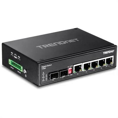 Obrázek produktu pro Trendnet TI-G62, Nespravované, L2, Gigabit Ethernet (10/100/1000), Plně duplexní režim, Montovatelné na zeď