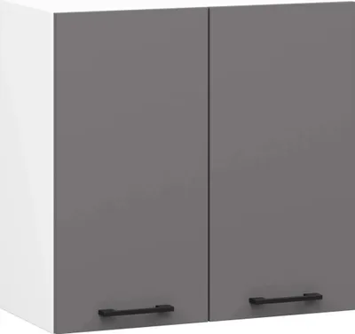 Produktbild von Wandhängender Küchenschrank 60 cm VERMINA - weiß/grau