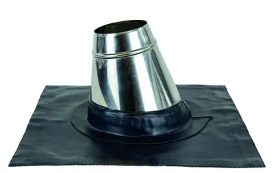 Produktbild von Ø 180-200 mm Schiedel ICS Dachdurchführung Wakaflex 36° - 45° Schwarz
