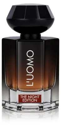 Produktbild von Fragrance World L'Uomo The Night Edition Eau De Parfum 100 ml (man), KI-generiertes Bild