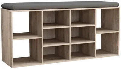Productafbeelding van HinsolS bank incl. kussen eik decor.