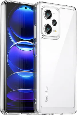 Obrázek produktu pro Pouzdro pro Xiaomi Redmi Note 12 Pro+ průhledné, nárazuvzdorné TPU silikonové ochranné pouzdro Průhledný
