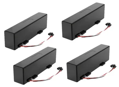Image de Batterie de remplacement pour aspirateur robot, 8V, 12800mAh, lot de 4