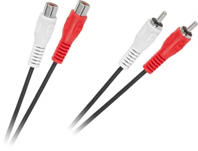 Image de Câble d'extension RCA 2x - RCA 2x, 5 m