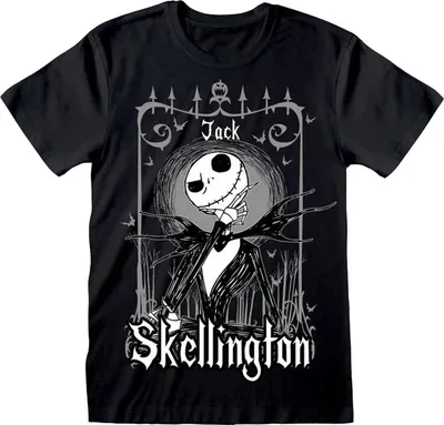Obrázek produktu pro Nightmare Before Christmas - tričko pro muže/dámy Uni HE3567 (XL) (černá)