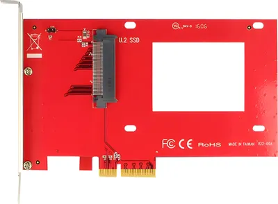 Obrázek produktu pro Delock PCI Express karta > 1 x interní U.2 NVMe - Speicher-Controller - 2,5" (6,4 cm)