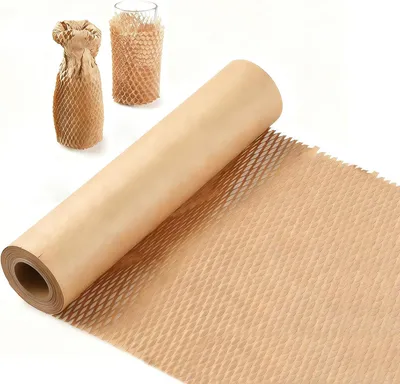 Obrázok produktu pre Baliaci papier 30 cm x 20 m, voštinová štruktúra, na odosielanie, recyklovateľný