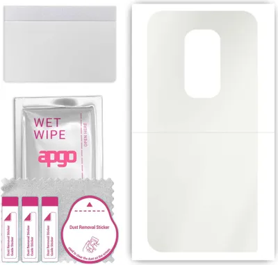 Produktbild von apgo Rückseite Schutzfolie, Matt, kompatibel mit Motorola Moto Defy 2021, Hinten Hydrogel-Displayschutzfolie mit Positionierhilfe, kratzfest, einfache Montage
