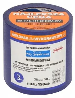 Obrázek produktu pro Blue dolphin Profesionální malířské pásky 3 x 38 mm x 50 m