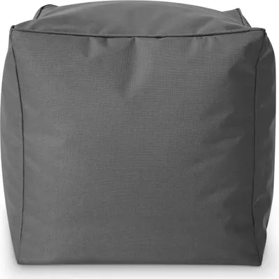 Produktbild von Green Bean® Sitzhocker "Cube" 40x40x40cm mit EPS Perlen Füllung - Fußhocker für Sitzsäcke - Grau