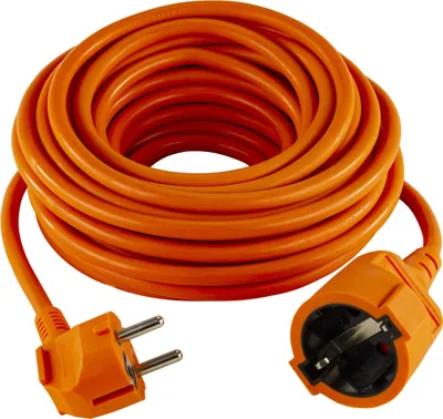 Productafbeelding van Verlengkabel H05VV-F CEE, 25 meter, oranje, voor stroomtoevoer
