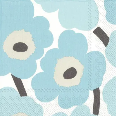 Produktbild von Servietten 33x33 cm - UNIKKO turquoise
