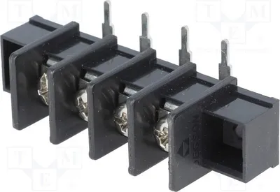 Productafbeelding van 1x Klemrail voor 9,5 mm met 90° hoek. Type: 4 DG45R-A-04P-13-00A(H) klemrail