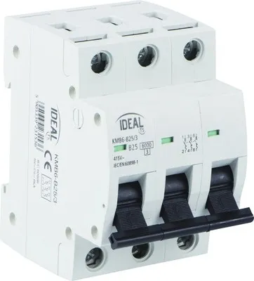 Produktbild von Überstromschutzschalter 3P B 25A KMB6-B25/3 Kanlux 23153