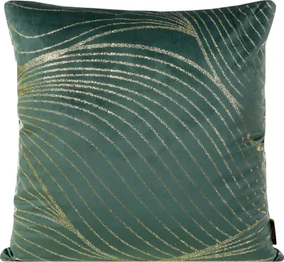 Produktbild von EUROFIRANY | Kissenbezug - 45x45 cm - Dunkel mintfarbener - Velours