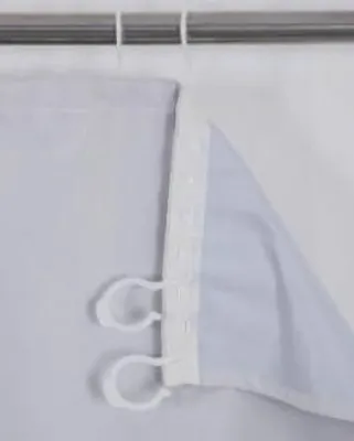 Verdunkelungs-Voile 2er-Set, weiß, 253x135 cm, mit Ösen