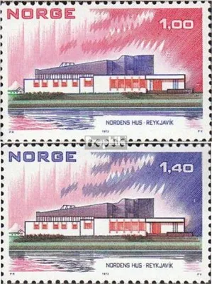 Produktbild von Briefmarken Norwegen 1973 Mi 662-663 (kompl.Ausg.) postfrisch Haus des Nordens