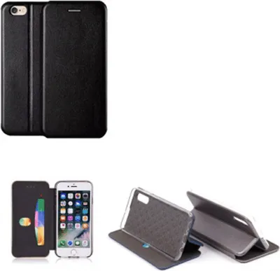 Produktbild von starfix Leder Flip-Tasche für Samsung Galaxy A22 5G, schwarz