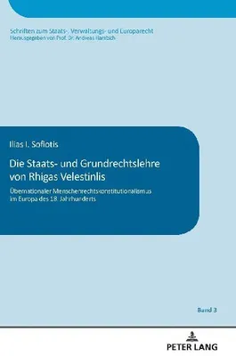 Produktbild von Die Staats- und Grundrechtslehre von Rhigas Velestinlis