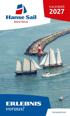 Produktbild von Kalender Hanse Sail 2027 Masten, Segel, Meer mit 13 eindrucksvollen Fotografien