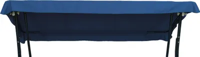 Produktbild von GO-DE Textil, Ersatzdach Hollywoodschaukel, Einzelset, Farbe: blau, Maße ca.: Breite: 190 bis 215 cm x Tiefe: 120 bis 140 cm