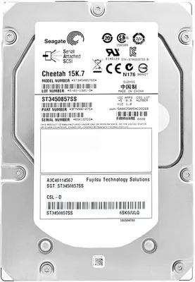 Produktbild von Fujitsu 450Gb ST3450857SS 16Mb Cache 15000Rpm Sas2 3,5" Zoll A3C40114567