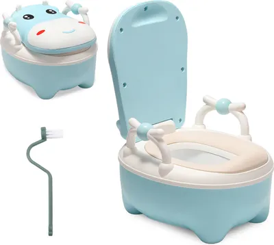 Sedile WC Per Bambini 2 In 1 Con Scaletta - Vasino Rimovibile E Riduttore Con Paraspruzzi, Antiscivolo, Per Bambini E Bambine (adatto A WC Standard) - 5