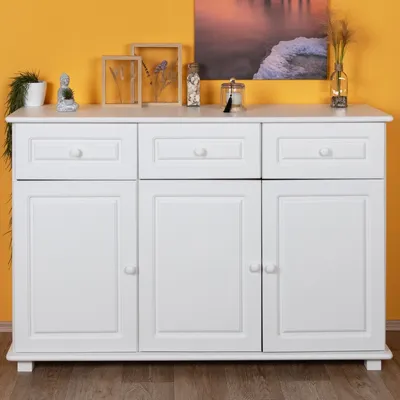 Produktbild von Dielenschrank niedrig, Kommode, Flurschrank, 150 cm breit