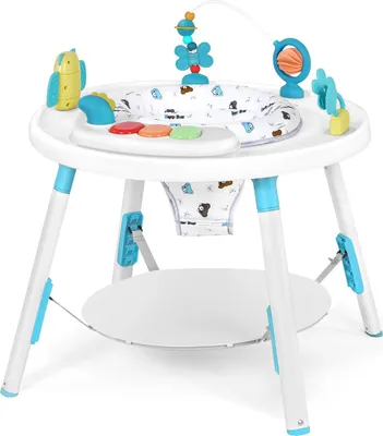 Image de Centre d'activités, Jouets interactifs, Réglable en hauteur, Bleu