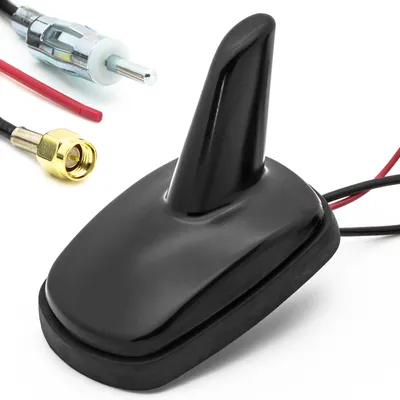 Image de Shark GPS FM AM Antenne de toit Amplificateur Radio DIN #1252 adapté à Mercedes