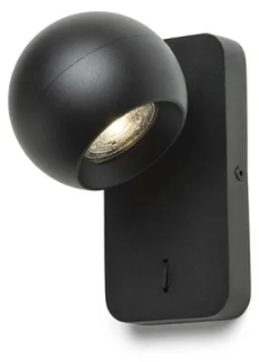 Zdjęcie produktu dla Kinkiet SIENA czarny 230V GU10 50W