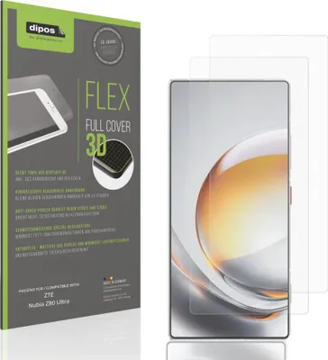 Produktbild von 2x Full Cover Schutzfolie matt für ZTE Nubia Z80 Ultra Panzerfolie Anti-Shock