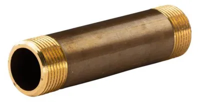 Produktbild von Messing Gewinde-Fitting Distanz Doppelnippel 3/4"-3/4" L= 100 mm, schwere Ausführung
