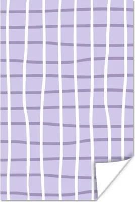 Produktbild von MuchoWow® Poster Lila - Flieder - Muster 20x30 cm - Papierdruck