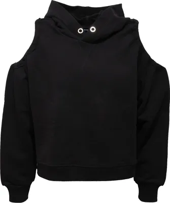 Produktbild von 5134AC felpa bimba girl DIESEL Sweatshirt aus schwarzer Baumwolle