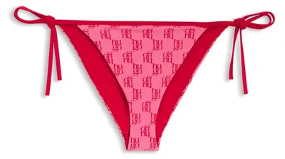 Imagen del producto de Pantalón de bikini para mujer de la marca BOSS, con cordones laterales, modelo 50555665