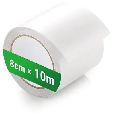 Produktbild von Zelt Klebeband 10M x 8CM Transparent Wasserdicht Reparaturband für PVC-Zelte Markisen Pavillons
