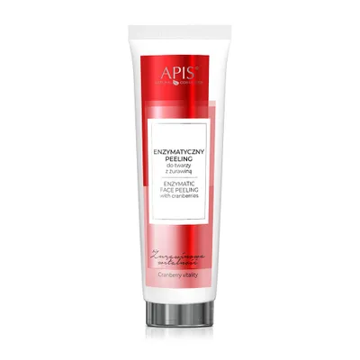 Zdjęcie produktu dla APIS - ŻURAWINOWA WITALNOŚĆ Enzymatyczny peeling do twarzy z żurawiną, 100 ml