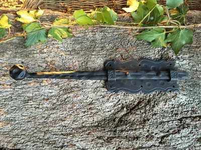 Produktbild von Schubriegel antike Tür Flachriegel Antik Türverschluss, Riegel Verschlussriegel
