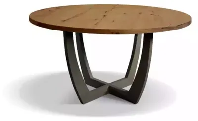 Produktbild von Rund Esstisch Holz runden Küchentisch Esstische Stil modern braun 140cm
