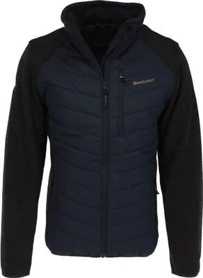 A studio shot of a men's jacket.