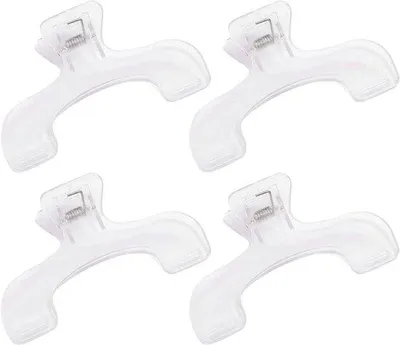 Image de Porte-livres transparents - Porte-livres en plastique - Lot de porte-livres - Porte-livres pour outils - Accessoires de lecture - Fournitures de bureau