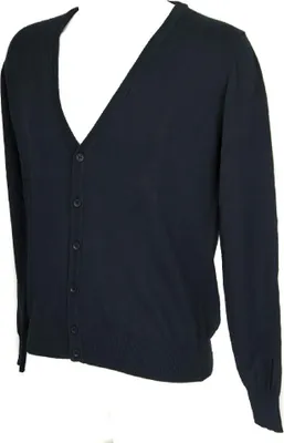 Immagine prodotto di Maglia cardigan uomo cotone manica lunga aperta con bottoni RAGNO articolo A23275, Taglia 46, Cotone 100%