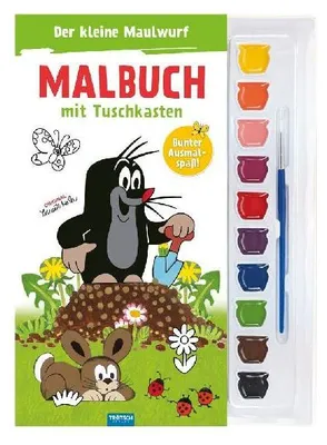 Produktbild von Trötsch Der kleine Maulwurf Malbuch mit Tuschkasten