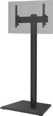 Produktbild von Wandhalterung für Fernseher, Standfußmodell, für Bildschirme 32'' - 75'', Höhe 175 cm, schwarz, neigbar