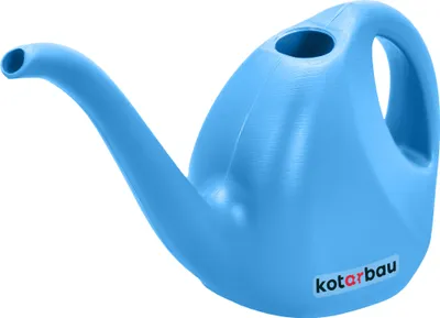 Immagine prodotto di KOTARBAU® Innaffiatoio da giardino in plastica da 2 litri con beccuccio lungo Piccolo innaffiatoio Innaffiatoio per interni ed esterni, innaffiatoio per la casa, innaffiatoio per le piante Blu