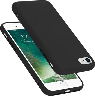 Produktbild von Cadorabo Schutzhülle für Apple iPhone 7 / 7S / 8 / SE 2020 Hülle in Rot Handyhülle Case Cover TPU Etui