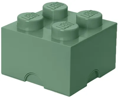 Obrázok produktu pre Room Copenhagen LEGO Storagge Brick 4, Odkladacia schránka, Zelená, Jednofarebné, Štvorec, Polypropylén (PP), 250 mm